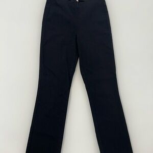 Frank & Eileen Derry Illusion Black Straight-Leg Pants